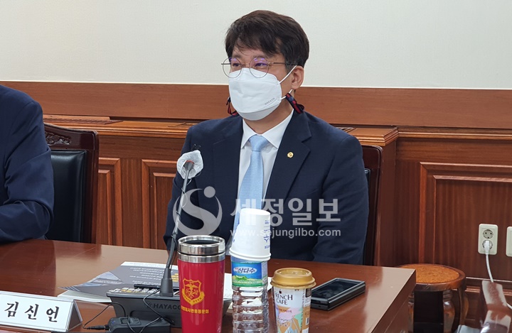 김신언 한국세무사회 연구이사가 토론하고 있다.