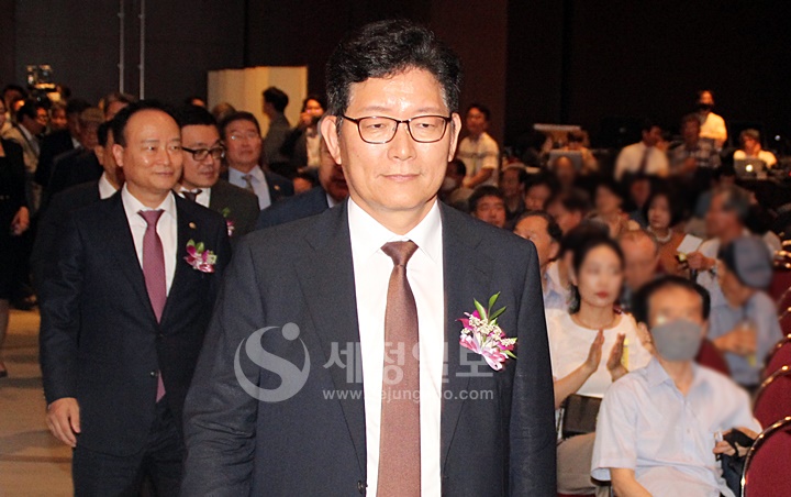 고광효 세제실장이 지난달 30일 한국세무사회 정기총회에 참석하고 있다.