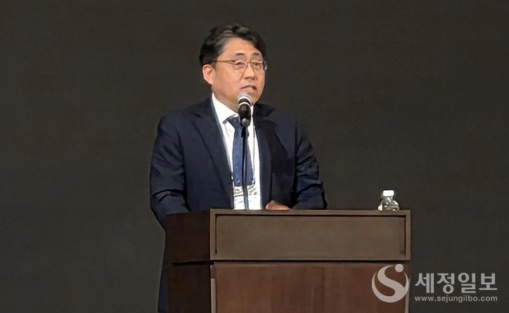 박훈 한국세법학회장이 개회사를 하고 있다. [사진: 한국세법학회]