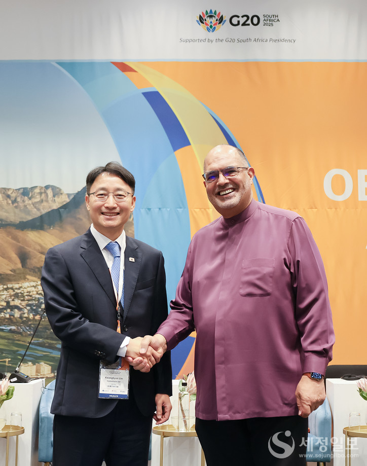 OECD 청장회의 주최국 남아공 청장과 양자면담, 에드워드 키스웨터 청장