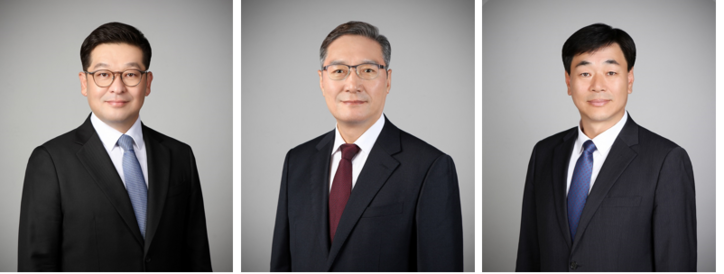 (왼쪽부터) 한효석∙허세봉∙김하균 파트너.