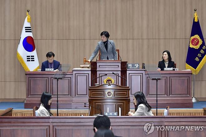 광주시의회 본회의 자료사진 [광주시의회 제공]